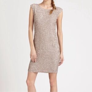Alice + Olivia sequin tunic silk dress Size 6